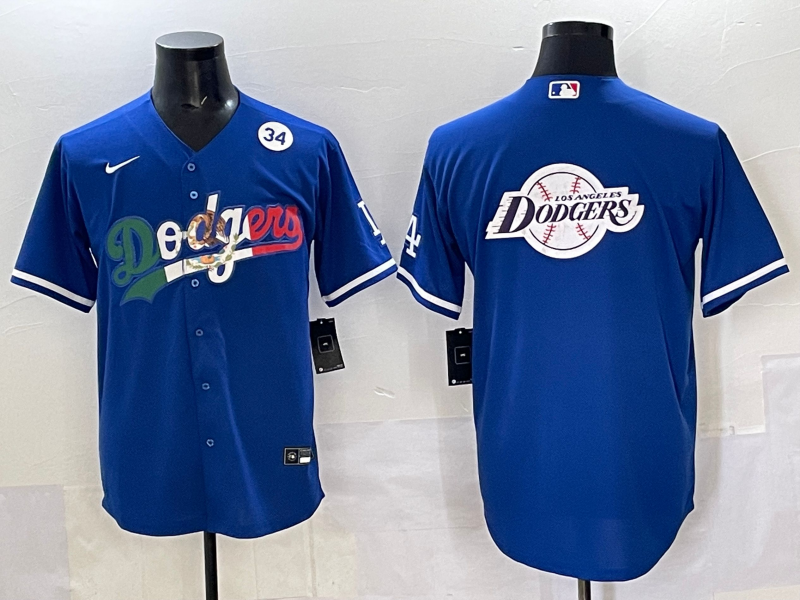 Men Los Angeles Dodgers blank blue Nike 2025 MLB All Star Jersey 0037->los angeles dodgers->MLB Jersey